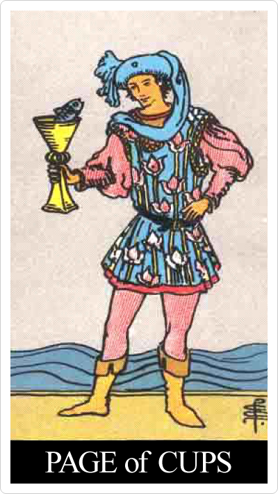 PAGE of CUPS