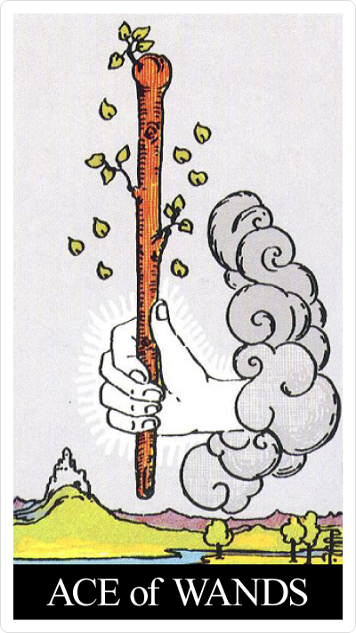 A. ACE of WANDS