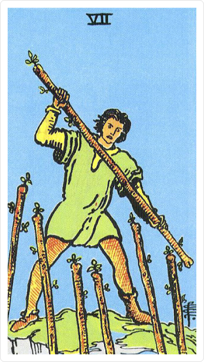 VII. SEVEN of WANDS